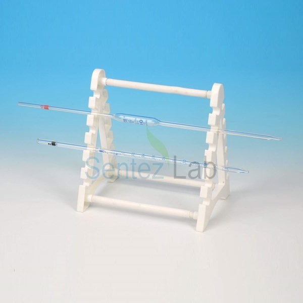 Plastik Pipet Stantı Yatay ( 200mm uzun.pip.için 12'li)
