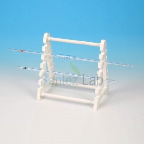 Plastik Pipet Stantı Yatay ( 200mm uzun.pip.için 12'li)