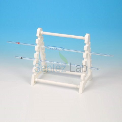 Plastik Pipet Stantı Yatay ( 200mm uzun.pip.için 12'li)