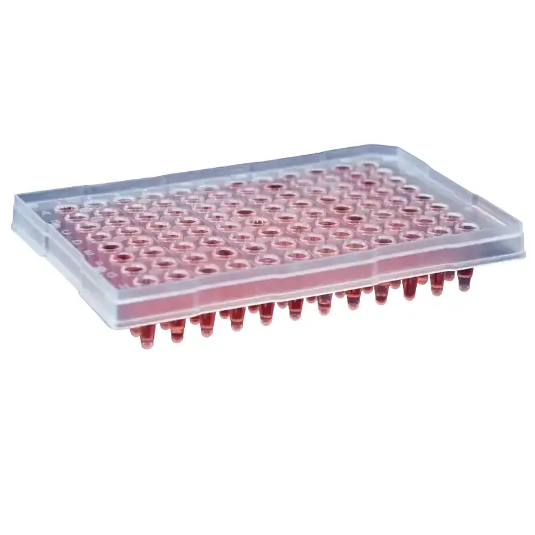 ISOLAB  Pcr Plağı - 96 Kuyulu - 0,2 Ml - Steril - Yarım Etekli 10 Adet
