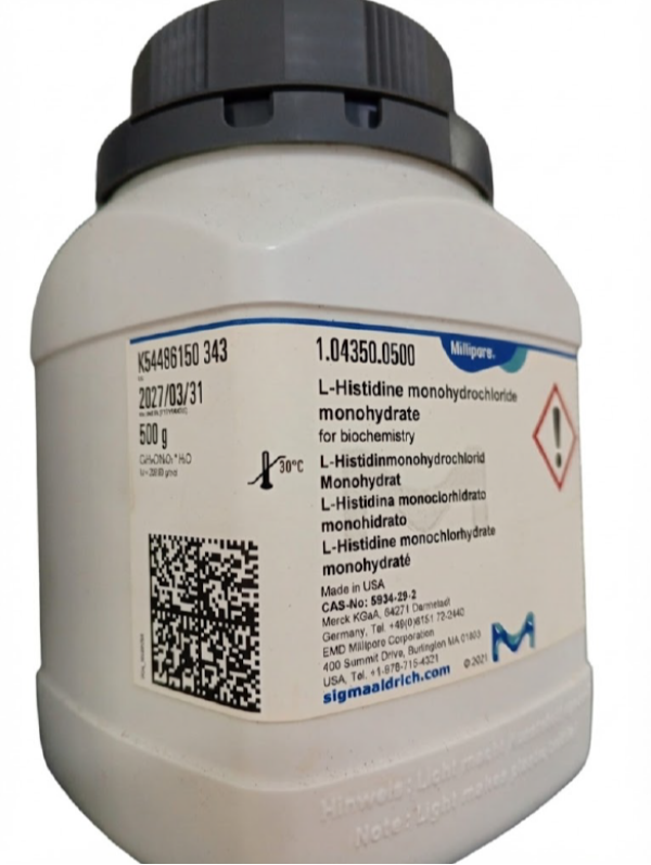 MERCK L-Histidine monohydrochloride monohydrate for biochemistry 500 G