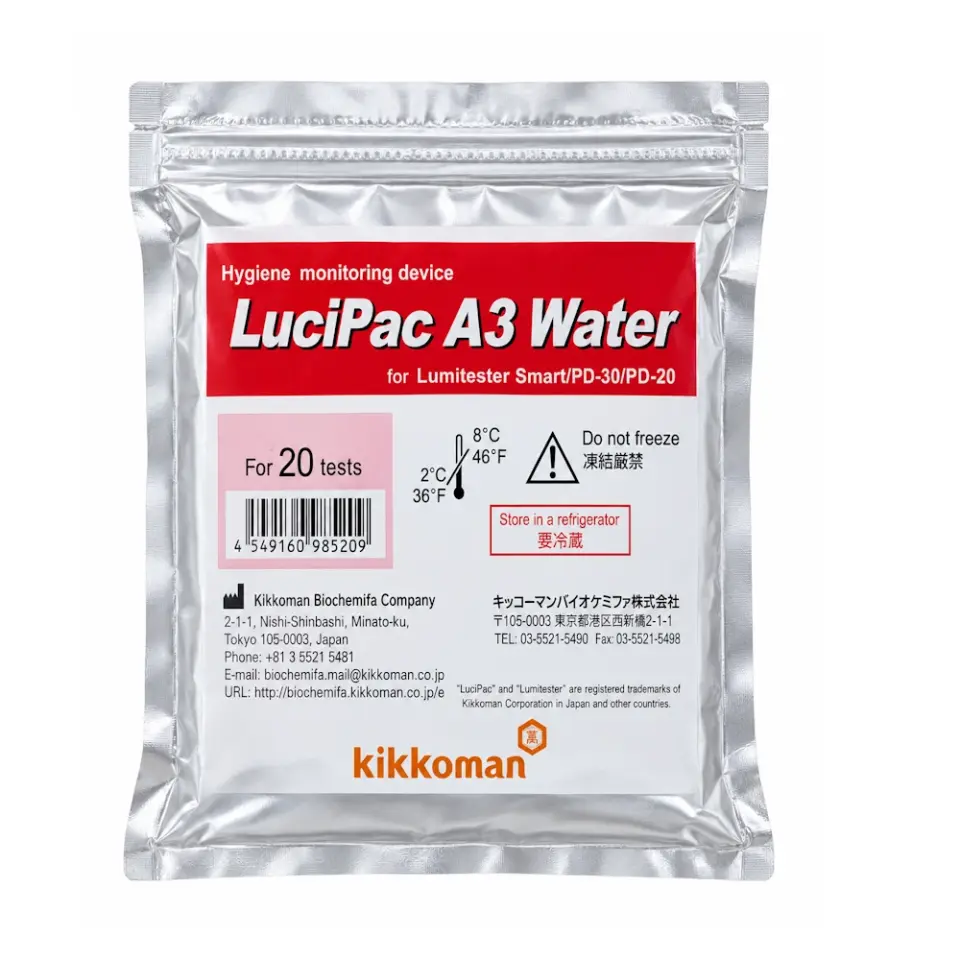 Kikkoman LuciPac A3 Water Sıvı Hijyen Testi – 100 Adet