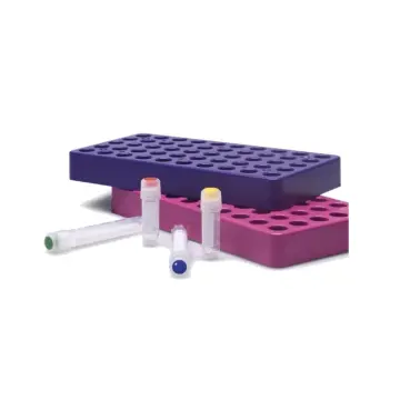 ISOLAB  Pcr Tüp Standı - 96 Delikli - Rubi