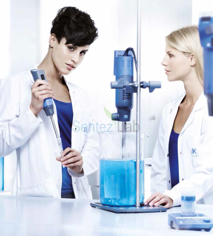 IKA T 18 digital Homojenizatör Package 1... 1.500 mL / 25.000 rpm / 5.000 mPas ( Stand,TutucuS18N-19G Şaft ile )
