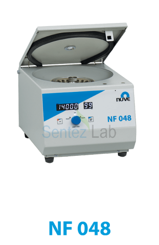NF 048 Mikrolitre ve Hematokrit Santrifüj (Rotor Seçimine Göre) 24 x 1,5/2 mL / 14.000 rpm | 24 x Kapiler Tüp / 12.000 rpm