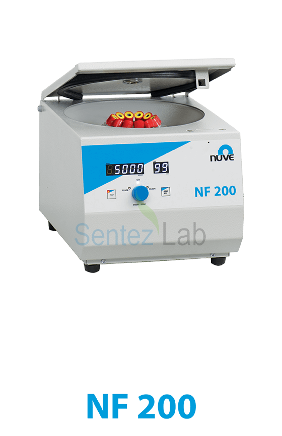 NÜVE NF 200 Masa Üstü Santrifüj 12 x 15 mL / 5.000 rpm