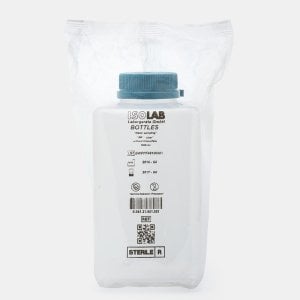 ISOLAB 061.27.125 Sodyum Tiyosülfatlı Su Numune Şişesi - PP, Şeffaf, Steril, 125 ml