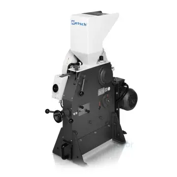 RETSCH BB 100 Çeneli Kırıcı - < 50 mm giriş, < 4 mm çıkış