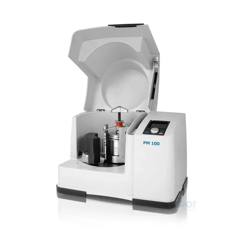RETSCH PM 100 CM Gezegen Hareketli Bilyalı Öğütücü - < 10 mm giriş, < 1 µm çıkış