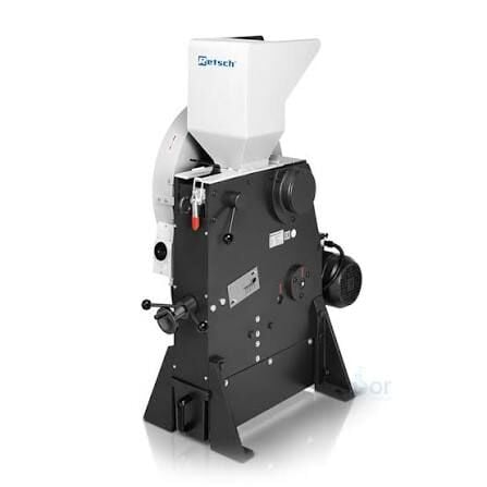 RETSCH BB 200 Çeneli Kırıcı - < 90 mm giriş, < 2 mm çıkış
