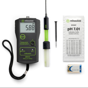 Milwaukee MW101 PRO Portatif pH Metre 0.00–14 pH | Hassas pH Ölçer