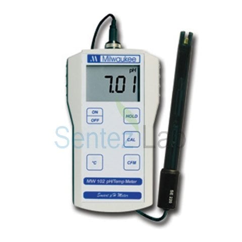 Milwaukee MW102 PRO+ 2-in-1 Portatif pH / Sıcaklık Ölçer (-2.00 – 16.00 pH / -5 – 70 °C)