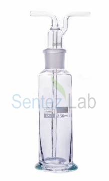 Borucam Gaz Yıkama Şişesi Başlıklı NS 29/32 250 ml