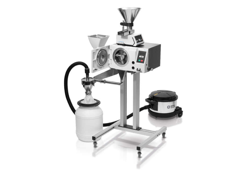 RETSCH SK 300 Çapraz Rotorlu Öğütücü - < 25 mm giriş, < 100 µm çıkış