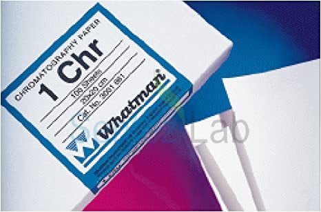 Whatman 3001-917 Chr Selüloz Kromatografi Kağıt Levha, 14psi Kuru Patlama, 130mm / 30dak Akış Hızı, 57cm Uzunluk x 46cm Genişlik, Sınıf 1 (100'lü Paket)