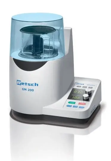 RETSCH GRINDOMIX GM 200 Bıçaklı Öğütücü - 40 mm giriş, < 300 µm çıkış