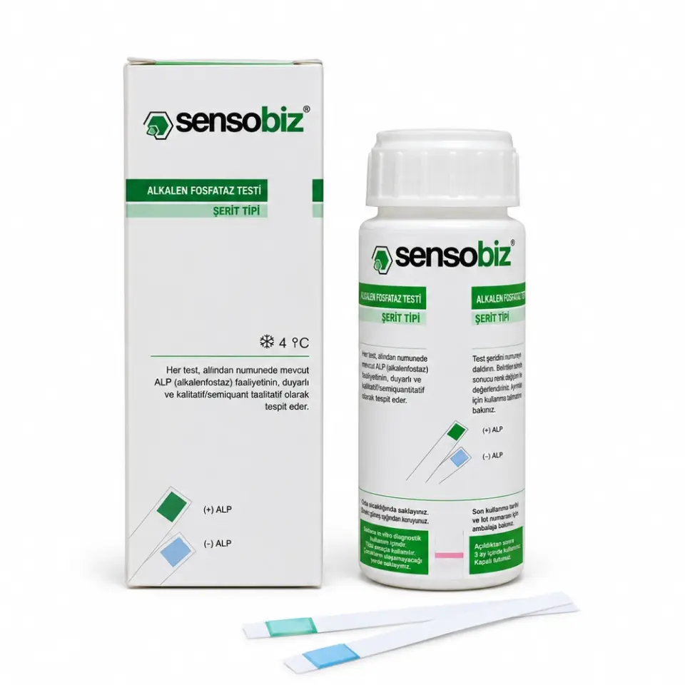 Sensobiz Alkalen Fosfataz Test Kiti 50 Test