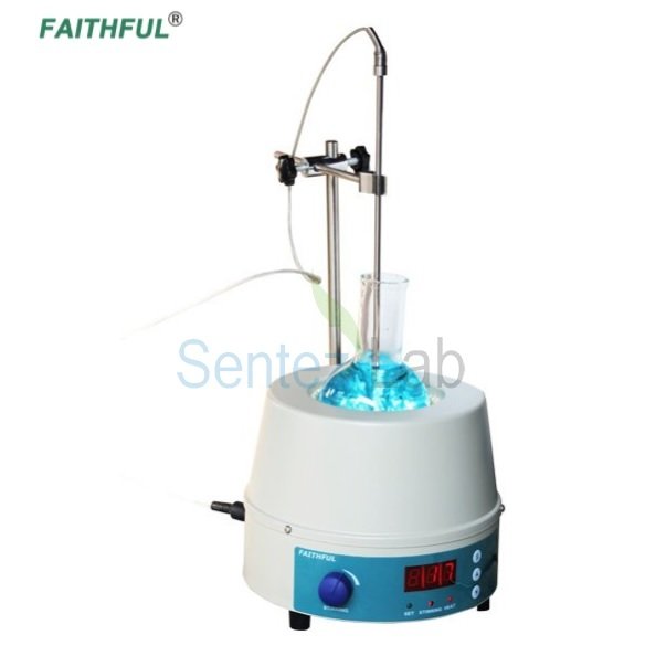 FAITHFUL Balon Isıtıcı Manyetik Karıştırmalı Dijital harici Sıcaklık Sensörlü 1000 ml
