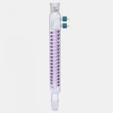 ISOLAB  Soğutucu - Dimroth - 160 Mm - Dişi Şilif : Ns 14/23 - Erkek Şilif : Ns 14/23 - P.P Yan Kol
