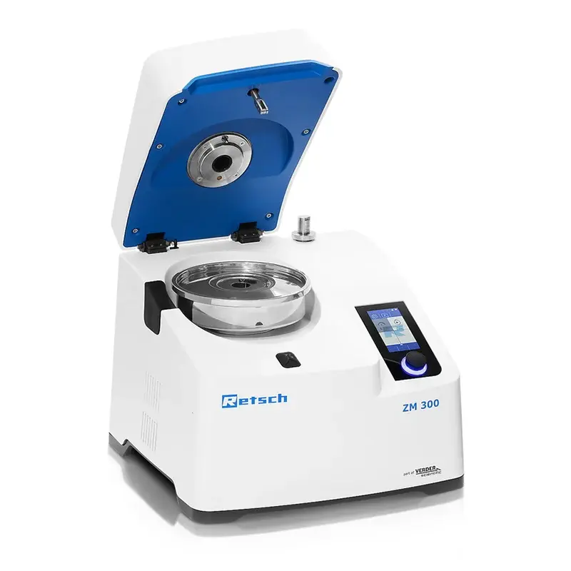 RETSCH ZM 300 Ultra Santrifüj Değirmen - < 10 mm giriş, < 40 µm çıkış