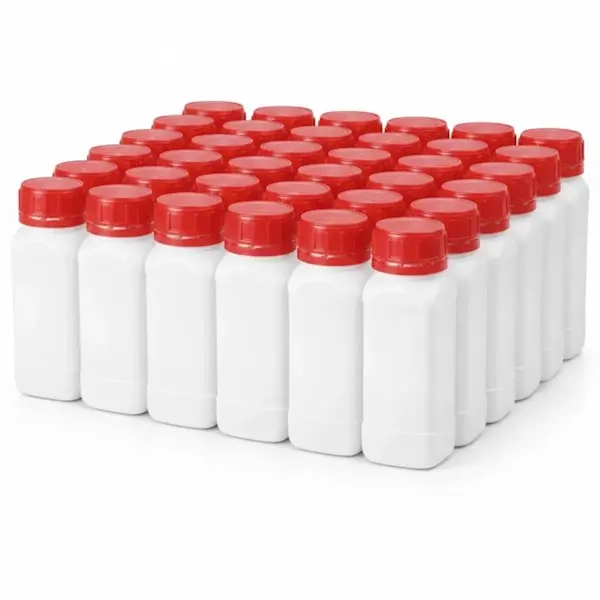 Plastik Kare Şişe 500 ml – HDPE Numune Şişesi- 100 Adet