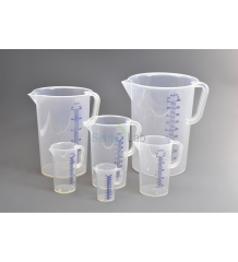 Lp İtaliana PP Kulplu Beher Mavi Taksimatlı Uzun Form 250 ml 1 Adet