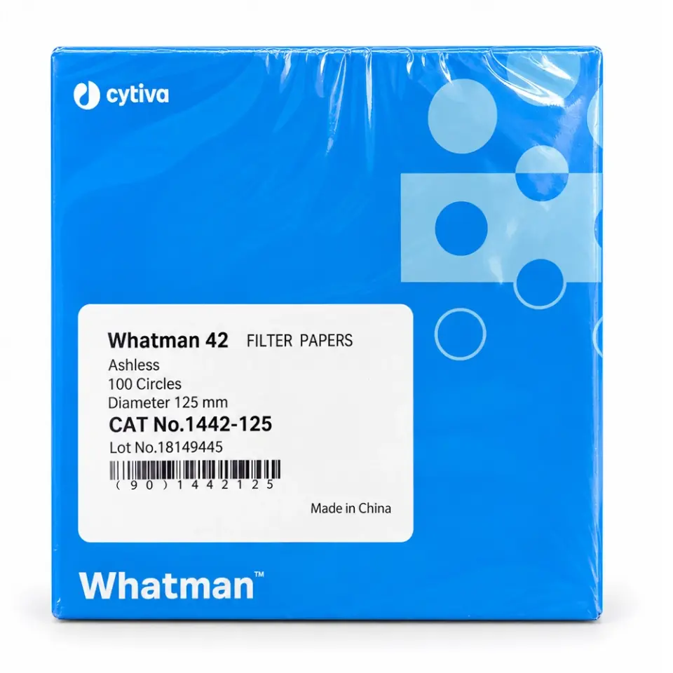 Whatman Filter paper BLUE Grade 42 125 mm 100 Adet