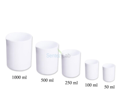 Lp İtaliana PTFE Teflon Beyaz Beher  10 ml 1 Adet