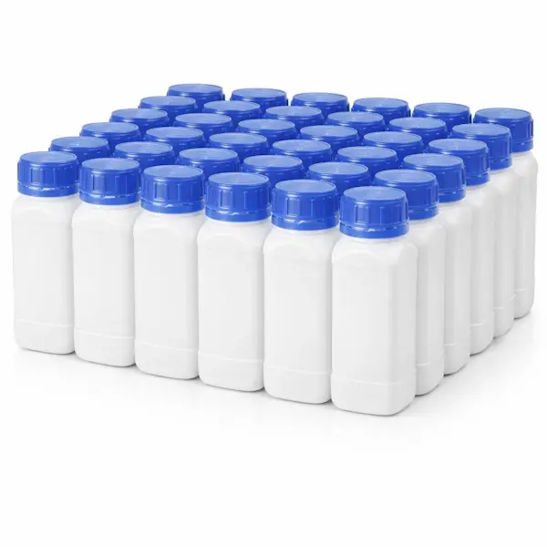 Plastik Kare Şişe 500 ml – HDPE Numune Şişesi- 100 Adet