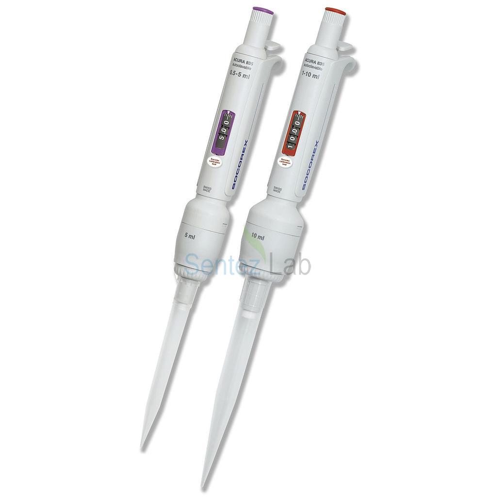 Socorex Acura® Manual 835  0,2-2 ml Ayarlanabilir Macro Otomatik Pipet