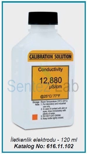 ISOLAB 616.11.102 iletkenlik çözeltisi - 120 ml