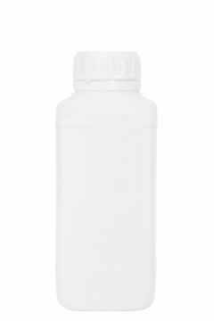 Plastik Kare Şişe 1000 ml – HDPE Numune Şişesi - 10 Adet