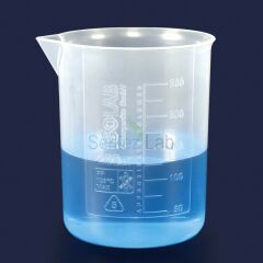 ISOLAB Beher - P.P - Kısa Form - Kabartma Skala - 250 ml / 1 Adet