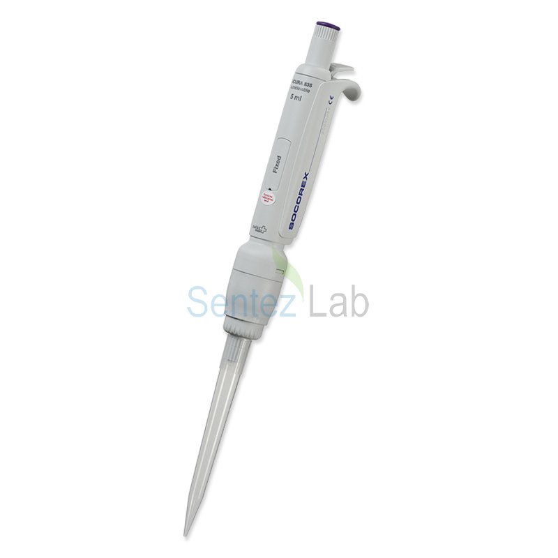 Socorex  Acura® Manual 835F 10 ml Sabit Makro Otomatik Pipet