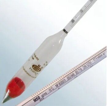 Alla France Cam Hidrometre – 0,800–0,850 g/mL, 20 °C
