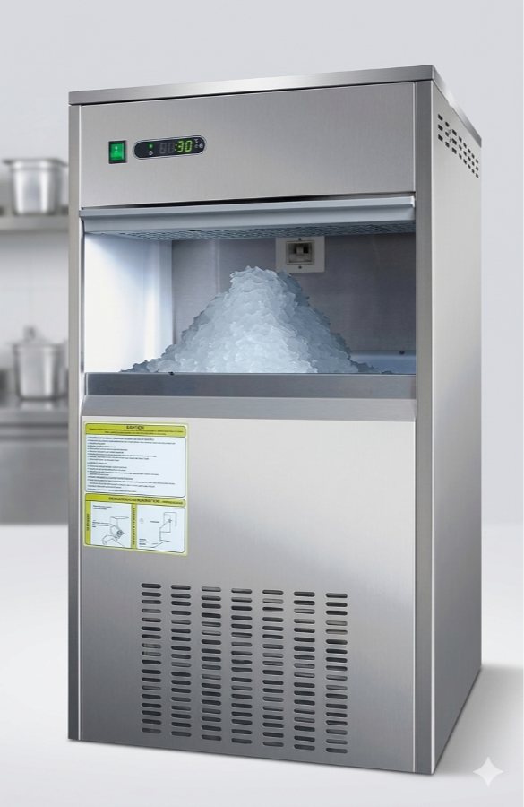 IMS-50 Kırık (Granül) Buz Makinesi 50 Kg/Gün 15 Kg Depolu