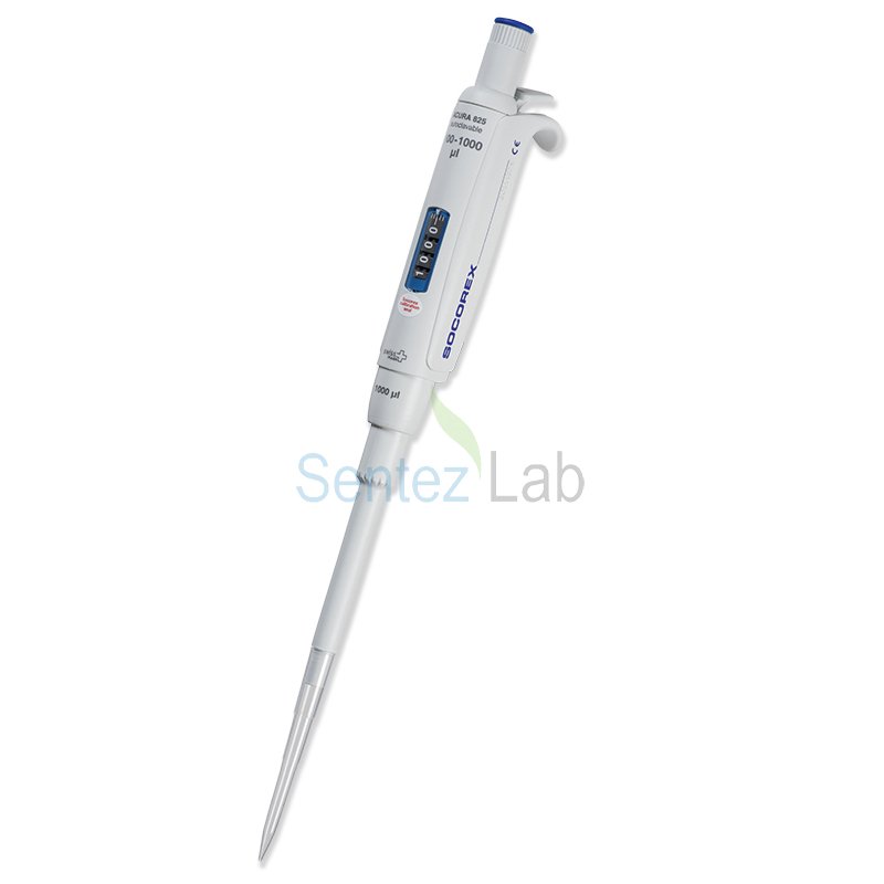Socorex Acura® Manual 825  0,1-2 Ul Ayarlanabilir Micro Otomatik Pipet