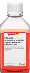 Sigma Aldrich Dulbecco’s Modified Eagle’s Medium - high glucose With 4500 mg/L glucose, L-glutamine, and sodium bicarbonate, without sodium pyruvate, liquid, sterile-filtered, suitable for cell culture 500 ml