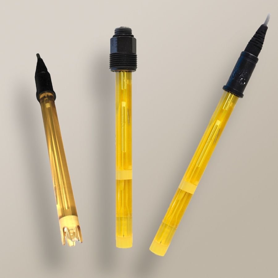 EMEC Ephmd/hf Ph Probu Floridric Asi̇t 0-14 Ph 0-7 Bar  0-70 °c Epoksi̇ 100 Μ Çi̇ft Ci̇darli Bnc 4,5m Kablolu