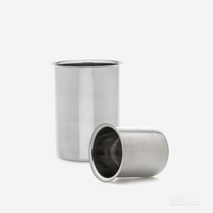 İSOLAB 025.04.250 beher - kısa form - paslanmaz çelik - 250 ml