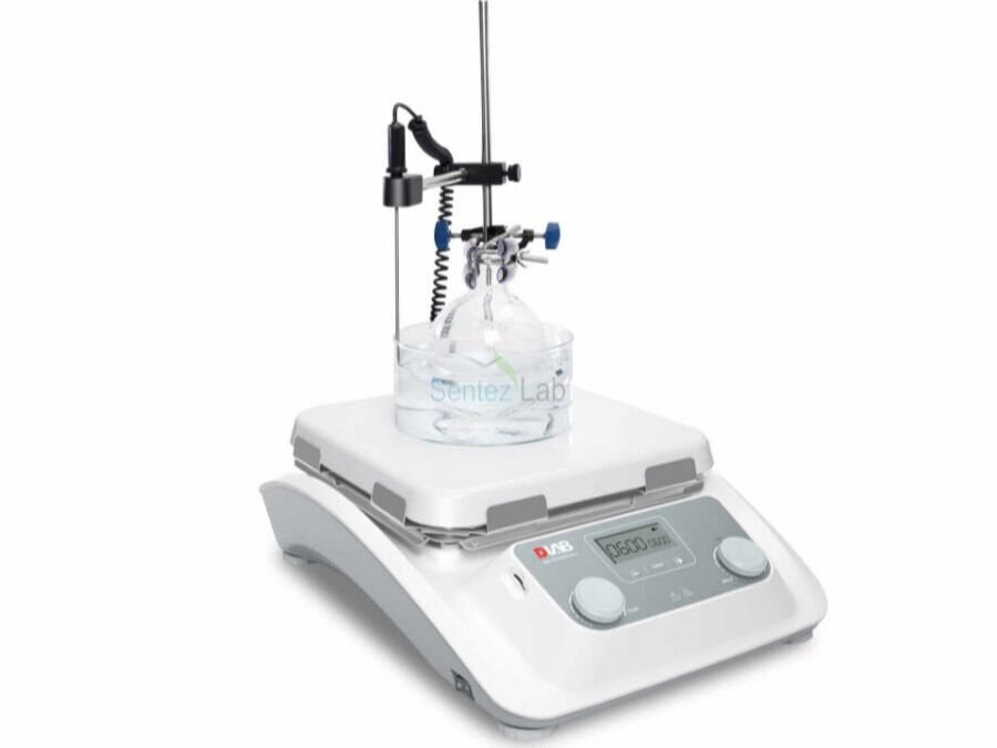 DLAB MS10-H500-Pro Isıtıcılı Manyetik Karıştırıcı 30 L - Sıcaklık Probu ile