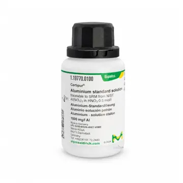 Merck 119770 Aluminium Standard Solution 1000 mg/L - 100 mL