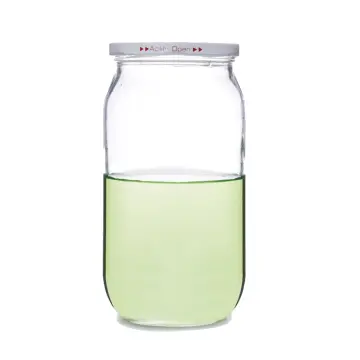 ISOLAB  Kavanoz - Geniş Boyun - Nötr Cam - Şeffaf - 720 Ml