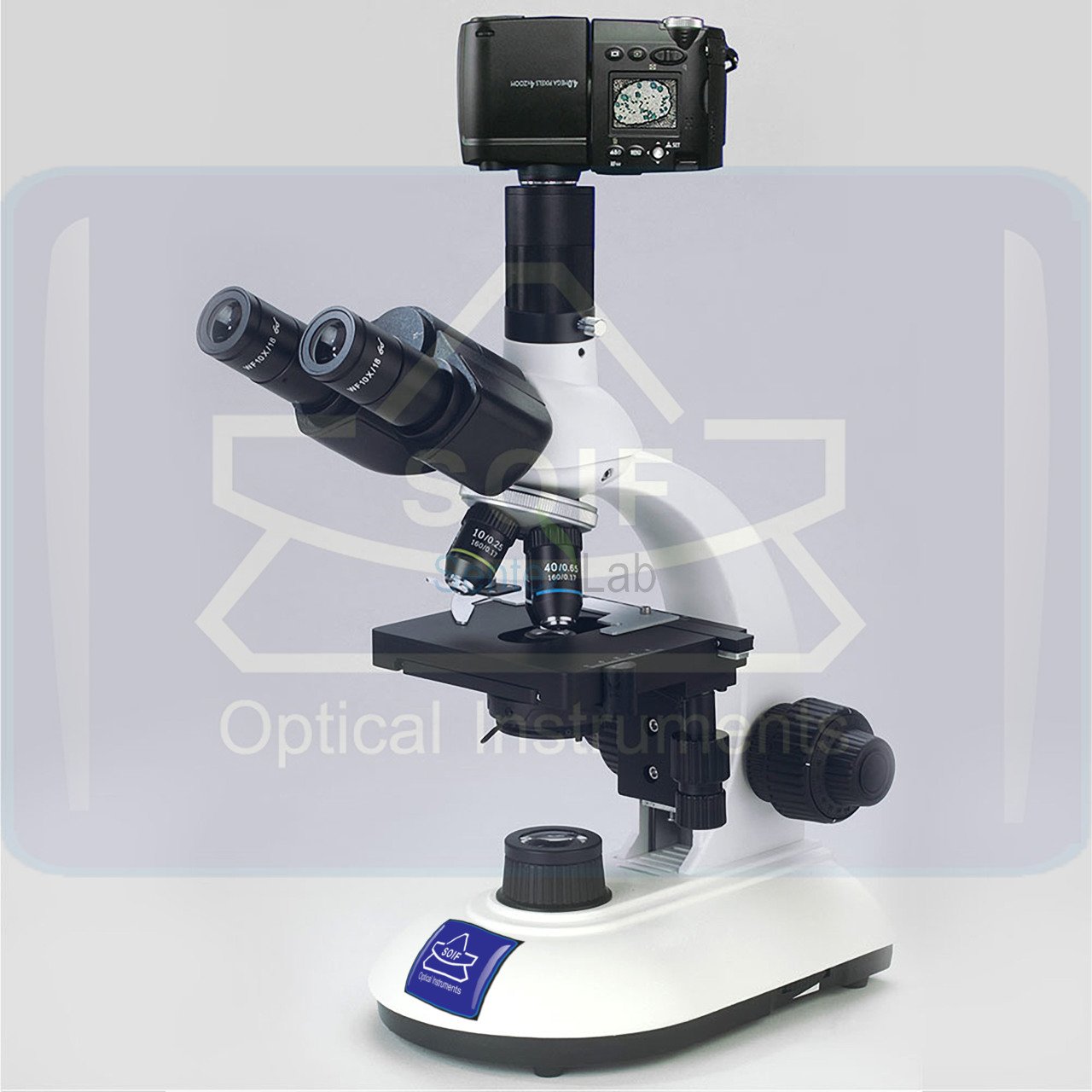 SOIF B203-TR/L Trinoküler Biyolojik Öğrenci Mikroskobu - LED Achromat