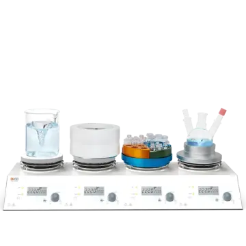 DLAB MS-H280-S4 4 Bölmeli Isıtıcılı Manyetik Karıştırıcı  4×3 L