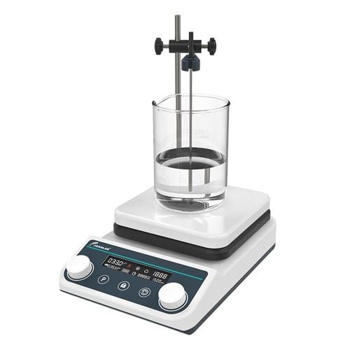 JOANLAB HS5C Isıtıcılı Manyetik Karıştırıcı 200... 1500 rpm / 2 L / 280 °C / 300 W