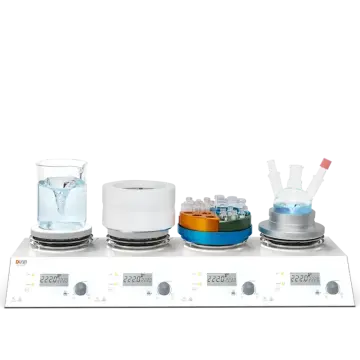 DLAB MS-H280-S4 4 Bölmeli Isıtıcılı Manyetik Karıştırıcı  4×3 L - Sıcaklık Probu ile