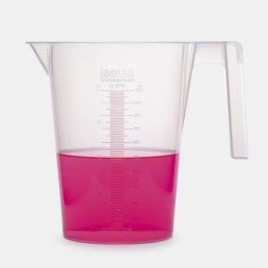 ISOLAB Beher - Kulplu - P.P - Kısa Form - Kabartma Skala - 3000 ml / 120 °C Sıcaklık Dayanımı / 1 Adet