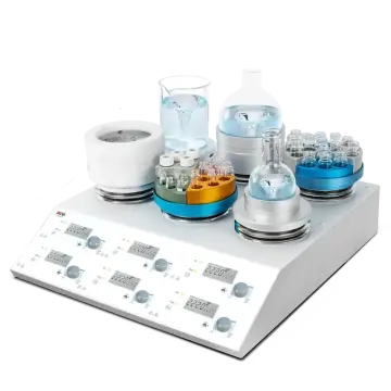 DLAB MS-H280-S4 6 Bölmeli Isıtıcılı Manyetik Karıştırıcı 6×3 L - Sıcaklık Probu ile