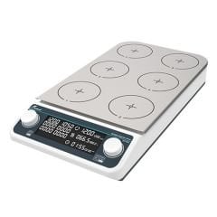 JOANLAB MHS6Pro 6 Bölmeli Isıtıcılı Manyetik Karıştırıcı - 6 x 500 mL Kapasiteli, 50-1500 rpm, RT–120°C